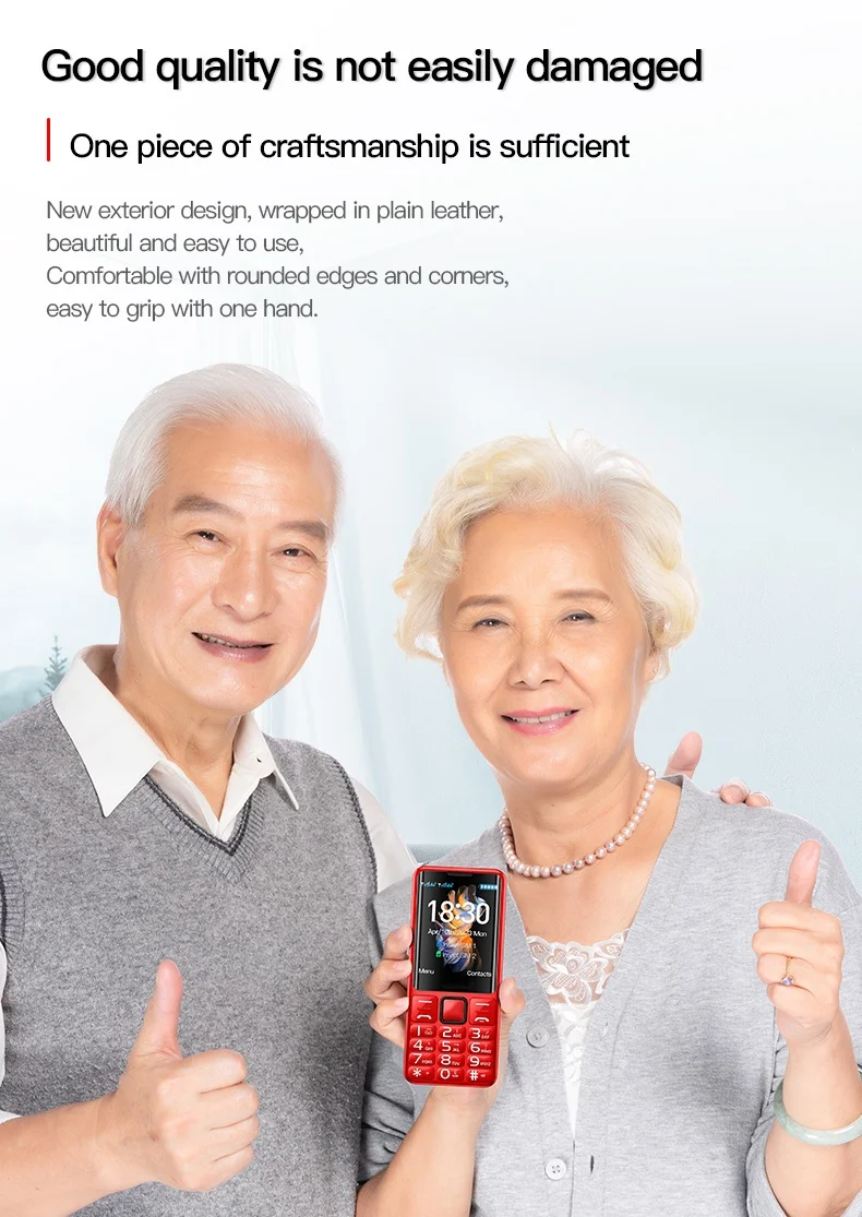I79 (H6) 4G Elderly Mini Cellphone 2.4Inches TFT Screen 32MB RAM No Camera Torch Dual SIM English Keyboard Mobile Phone