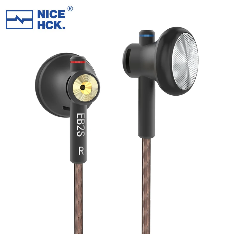 

Наушники NICEHCK EB2S с HD-микрофоном, L-образный штекер 15,4 мм, динамический драйвер LCP, проводная гарнитура для вокала и музыки, внутриканальные мониторы 4,4 мм B70/YD30/U2