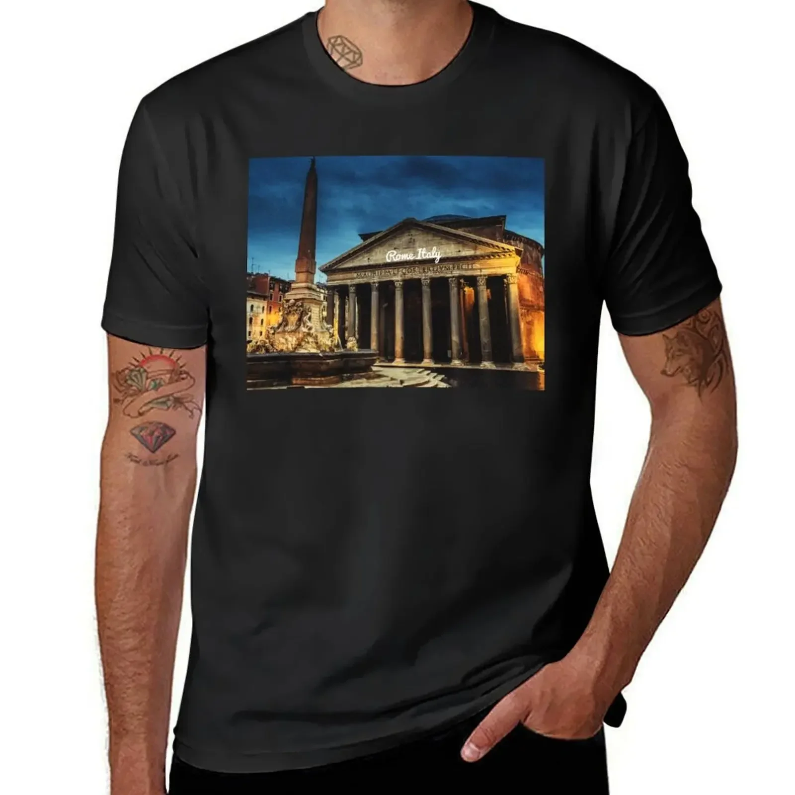 Rome, Italy - Impressive Pantheon T-Shirt for a boy kawaii clothes graphic t shirts designer t shirt men