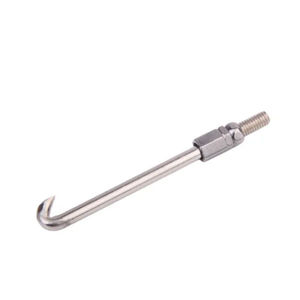 

Набор из 24 круглых крючков для банджо 2,5 дюйма, серебристые, стальные, с гайками, для ремонта и замены банджо, запчасти для музыкальных инструментов