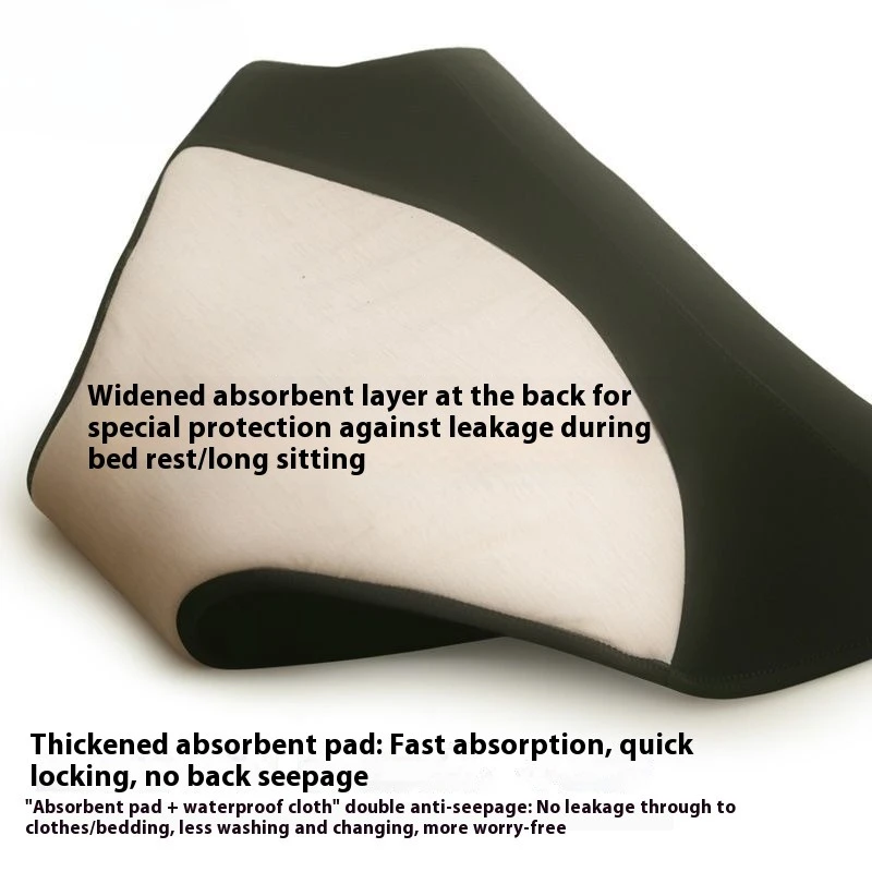 Reusable Washable Incontinence Underwear Elderly Adults Absorbent Leak Proof Pants Seniors Waterproof Underwear Bedridden Briefs