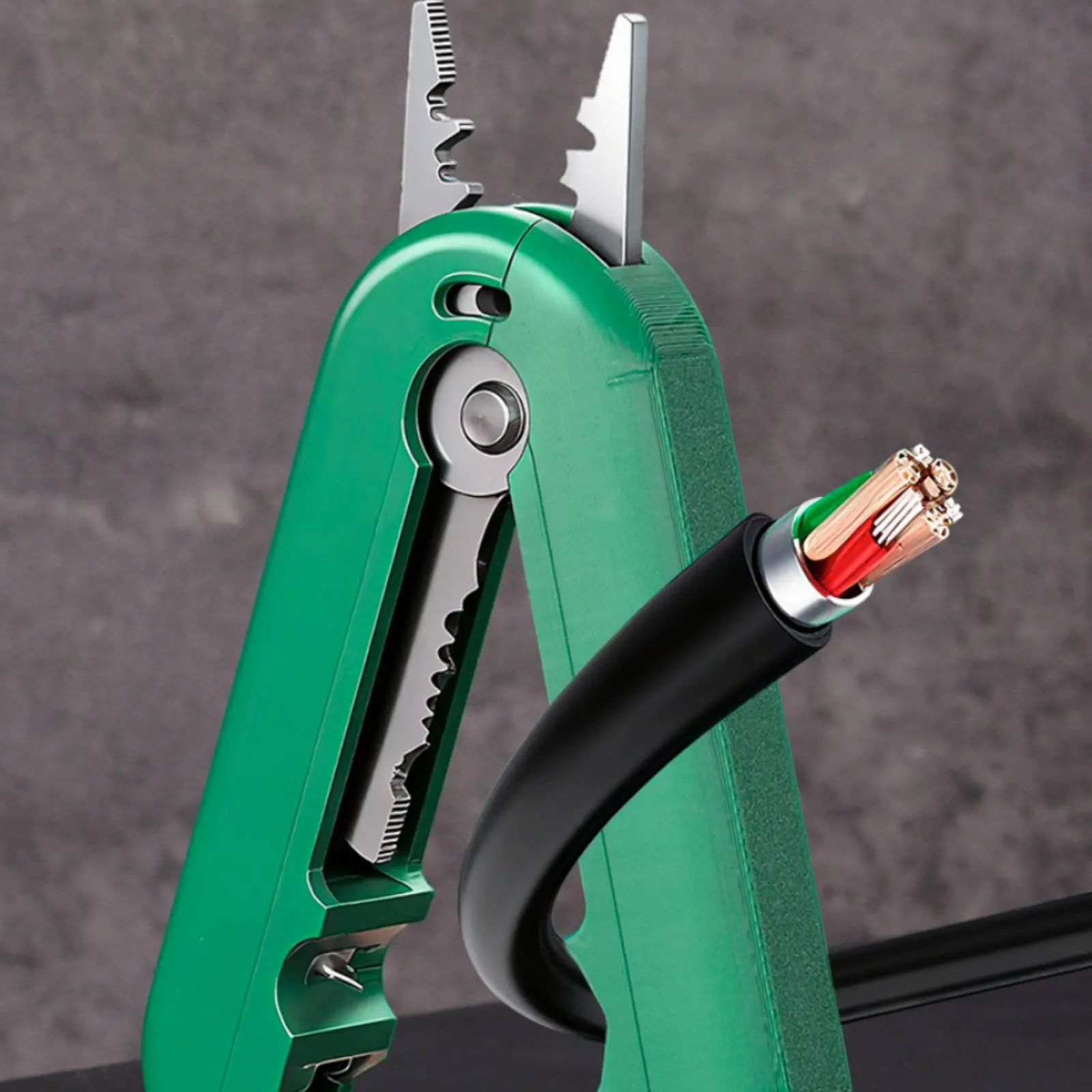 

Multifunction Wire Stripper Cutting Mini Wire Stripper Portable Stripping Pliers Clamping for DIY Hobbyists, Electrical Repair