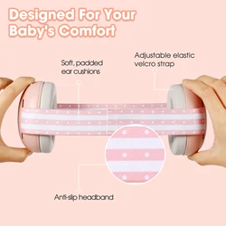 Protección auditiva para bebés: orejeras con cancelación de ruido