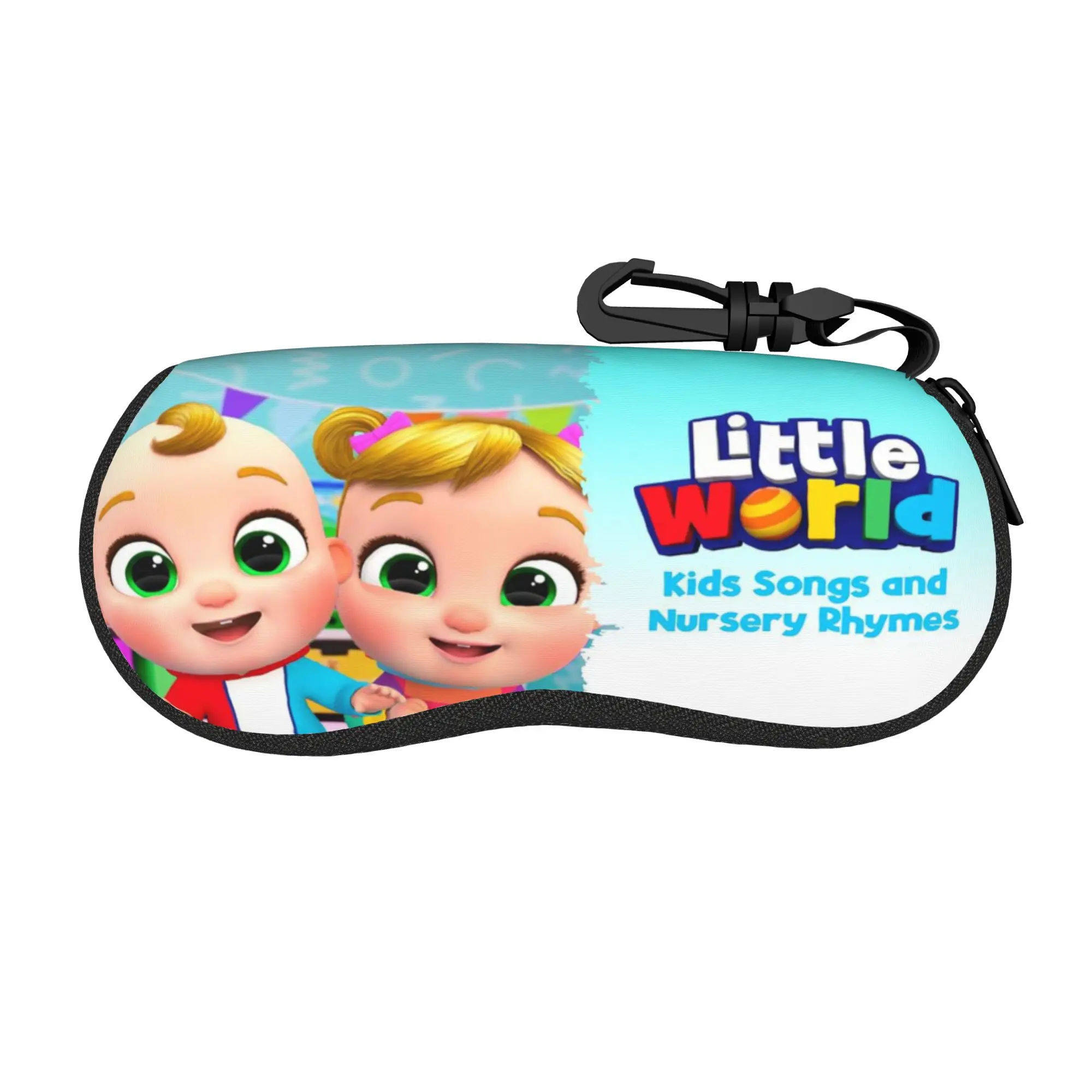Little World cartoon anime Glasses Case Gift For Girl  Zipper  Glasses Box Ultra Sunglasses Box