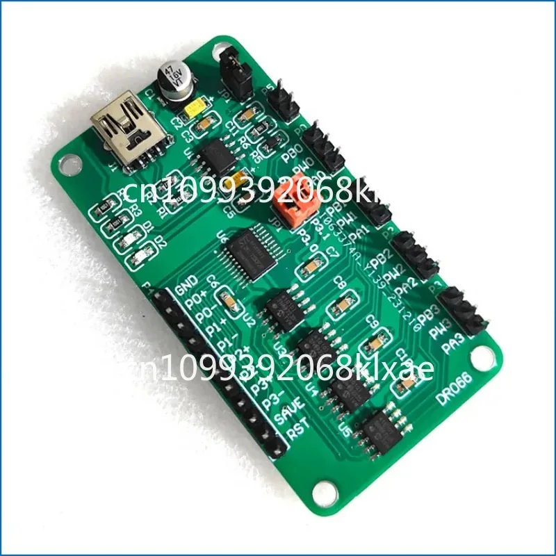 Four-way digital potentiometer module, potentiometer, digital resistor 256-order, noise suppression adjustment, model DR066