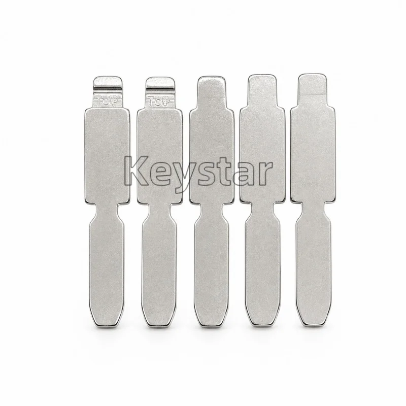 keystar 10pcs NE78 Car Key Blade 180# Flip Remote Blank Remote Metal Key Blade for Peugeot 406 2001-2006 607 Replacement Blade