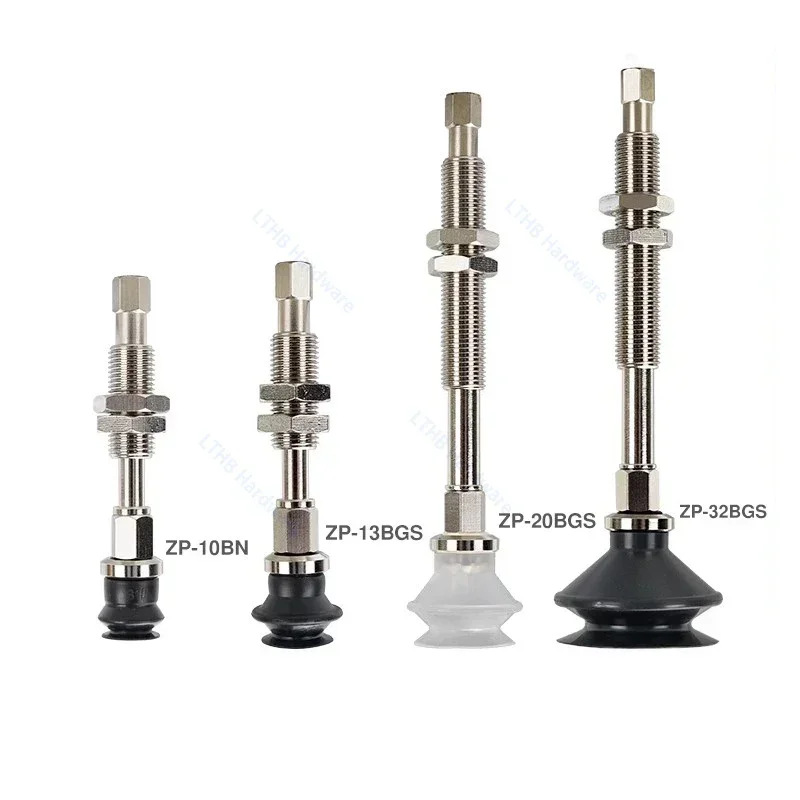 2PCS ZPT Series Fittings with Vacuum Suction Cup Mounting Bracket Assembly ZPT2-K30-B5-A10 Pneumatic Silicone Sucker Accessory