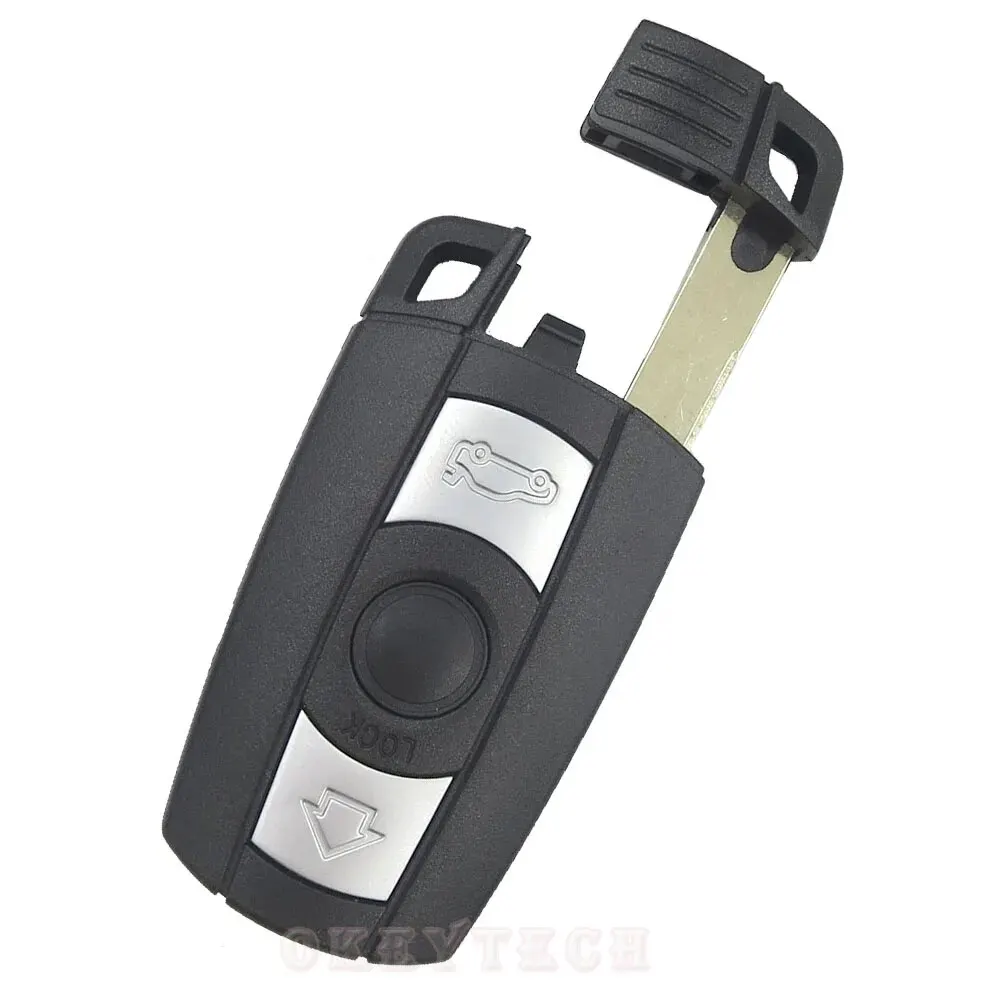 Telecomando Car Key Shell 3 buttonoketech Case Styling Cover Fob per BMW 1 3 5 6 Series E90 E91 E92 E60 E70 E71 E72 E82 E87 E88 E89