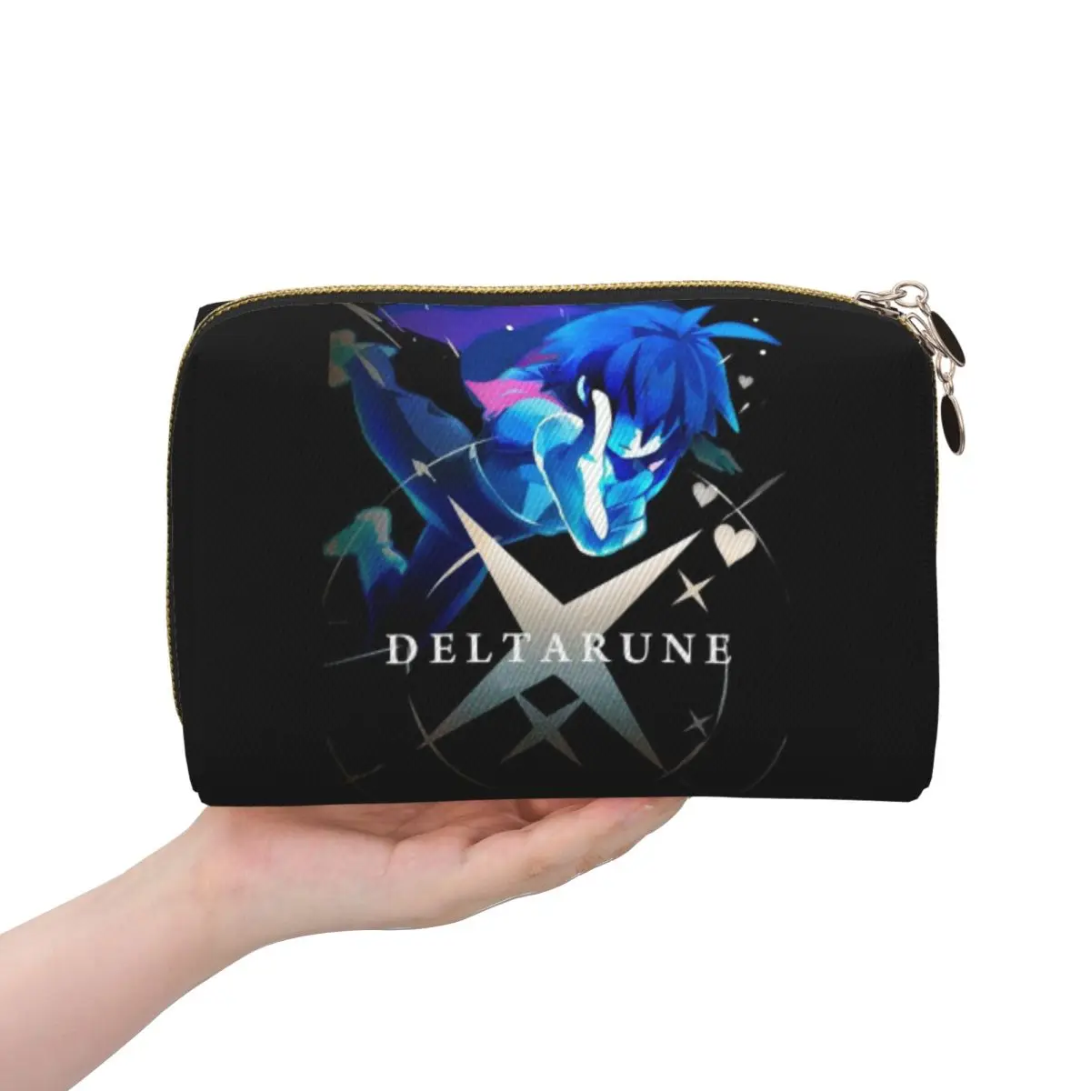 

Deltarune женские косметички дорожный органайзер для макияжа сумка для хранения туалетных принадлежностей Dopp Kit Case