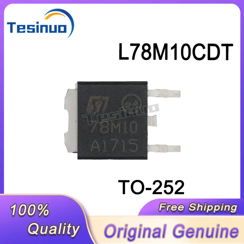 （20/pieces）New Original L78M10CDT L78M10 78M10 three-terminal regulator 10V patch TO 252 In Stock