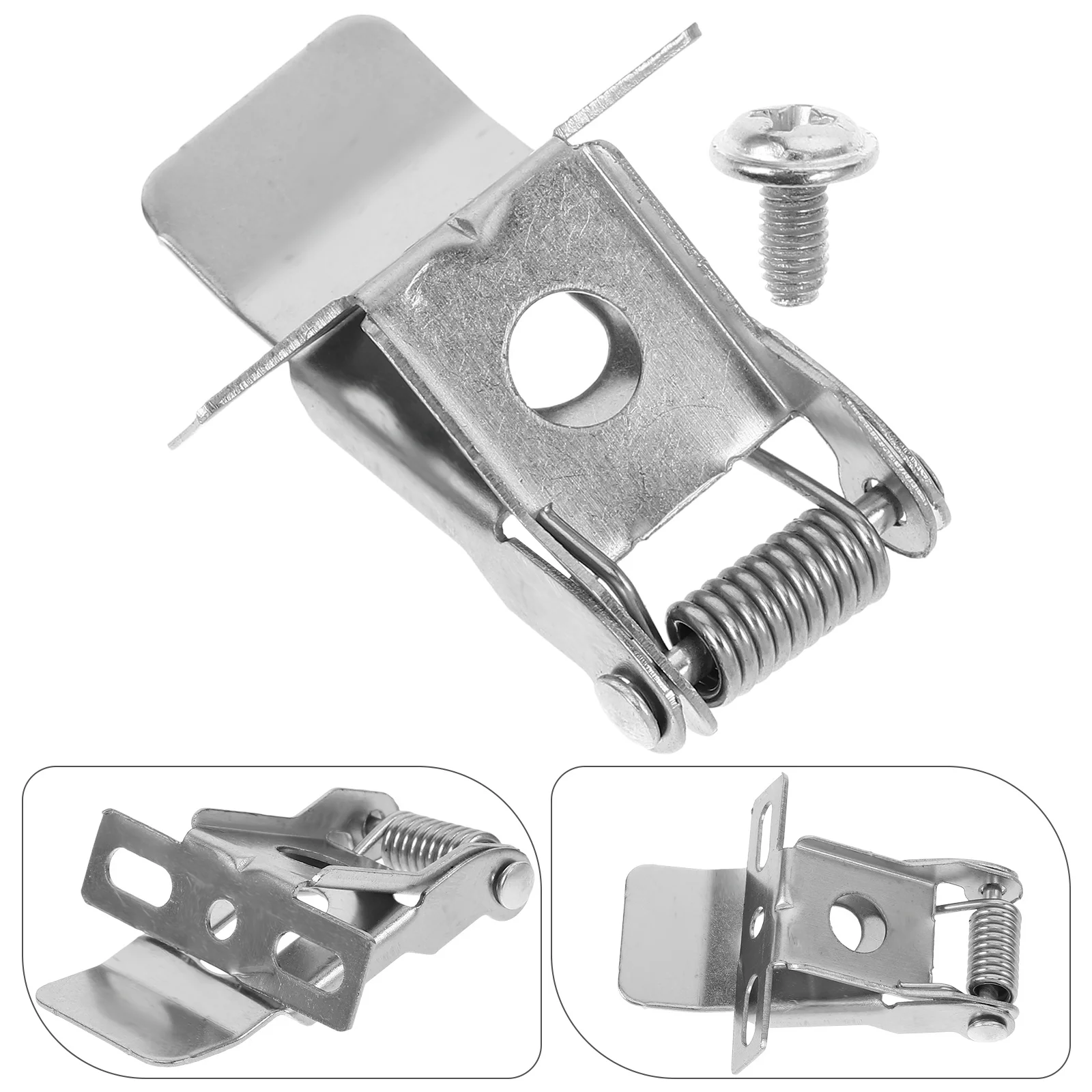 

1 set Spring Clips for Recessed Lighting Firm Metal Simple Installation Downlight Clamps Accessories Panel Lamp Securing Clamps