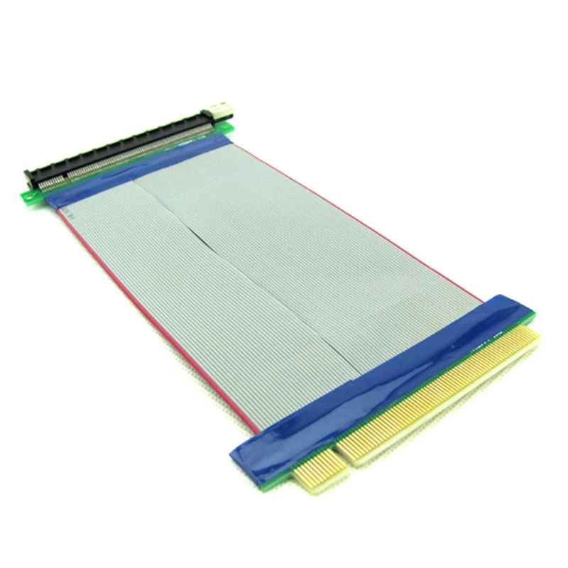 Riser Card Extender PCI E Ribbon Converter Cable, adaptador para ferramenta de mineração, Express, 19cm, Express, 16X a 16X