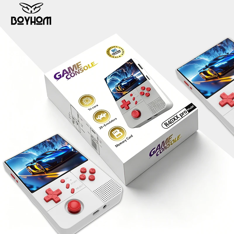 Retro Handheld Console 4 Inch 1024*768 IPS Screen RK3506 Chip 4500mAh Battery Pocket Classic Game Player