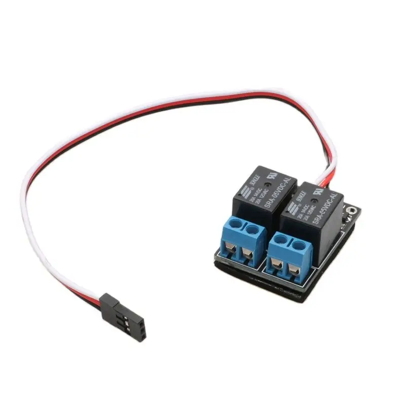 1 pz PWM modulo relè 1CH Servo segnale di ingresso 2CH controllo trasmettitore interruttore elettrico luce di navigazione On-OFF per RC UAV Drone