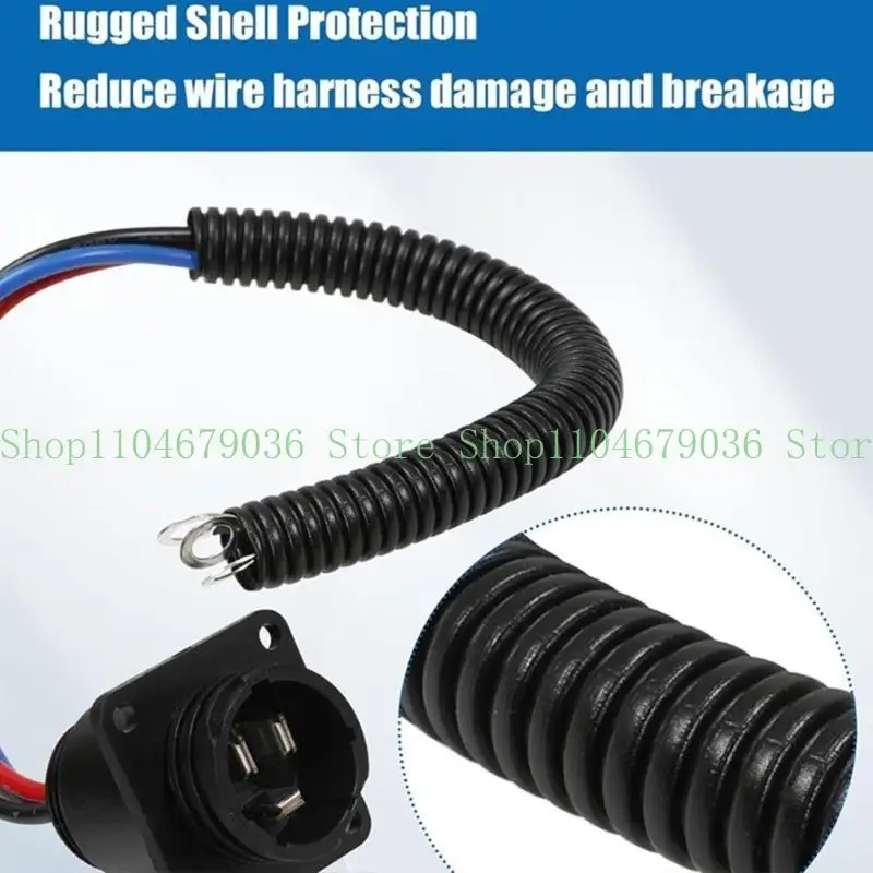 652F Power Outlet Socket for Tractor 4045 Waterproof Dustproof Tractor Auxiliary Power Socket Replace RE48525 RE37651