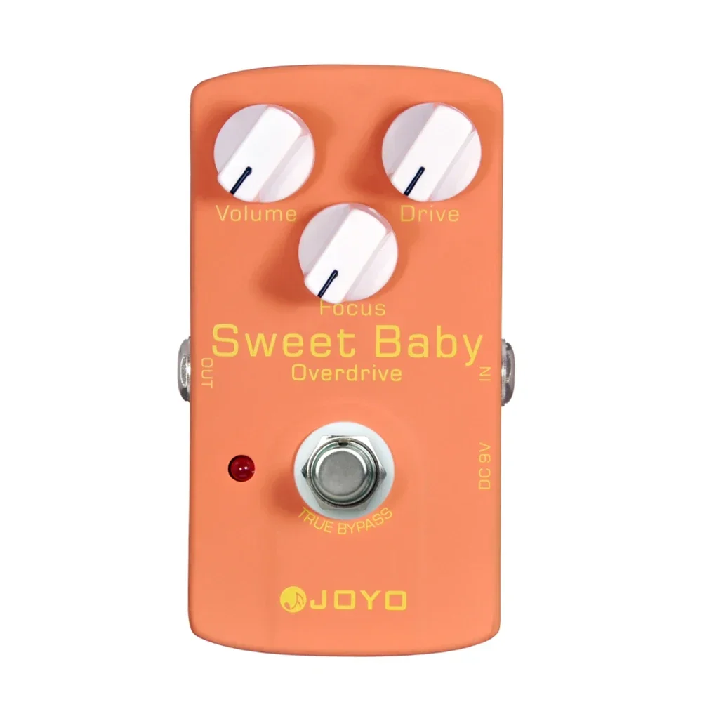 

JOYO JF-36 SWEET BABY Overdrive Guitar Effect Pedal Low Gain Overdrive Pedal with Volume/Drive/Focus Knobs True Bypass