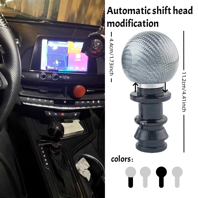 

1PCS Cars accessories Golf GTI Bora DSG Lavida CC CyrROcco PoLo Jetta automatic Sport carbon fiber modified shift head