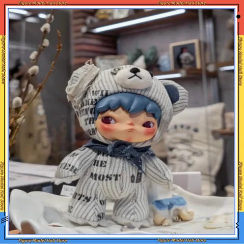 In Stock POPMART Shanghai Limited Edition Hirono Freedom Island Series Plush Pandant Action Figure Celloection Figurine Toys