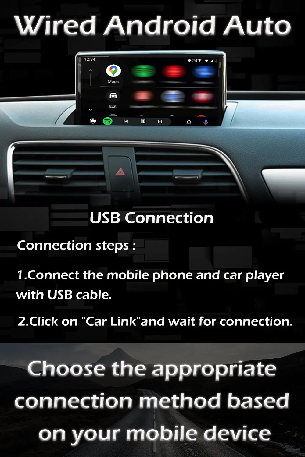 Android 16 für Audi A6 A7 C7 RS6 RS7 S6 2012 - 2018 Auto-Radio-Videoplayer IPS HD Touchscreen Bluetooth Carplay Haupteinheit WLAN – Detail 9