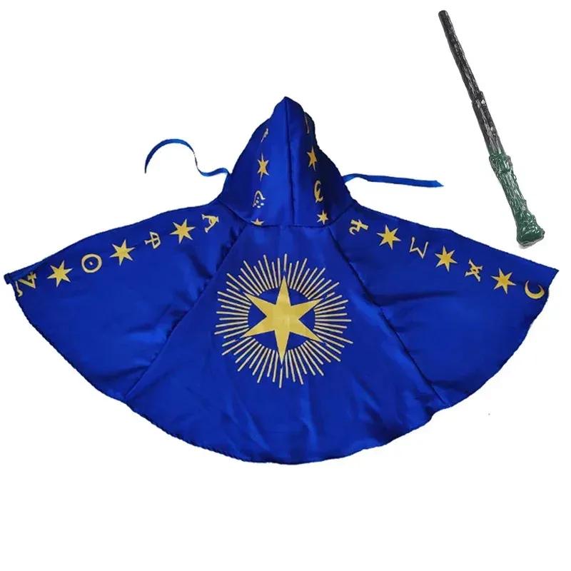 

New Arrival Super Magic Cape For Boys Girls Kids Wizard Magician Costume