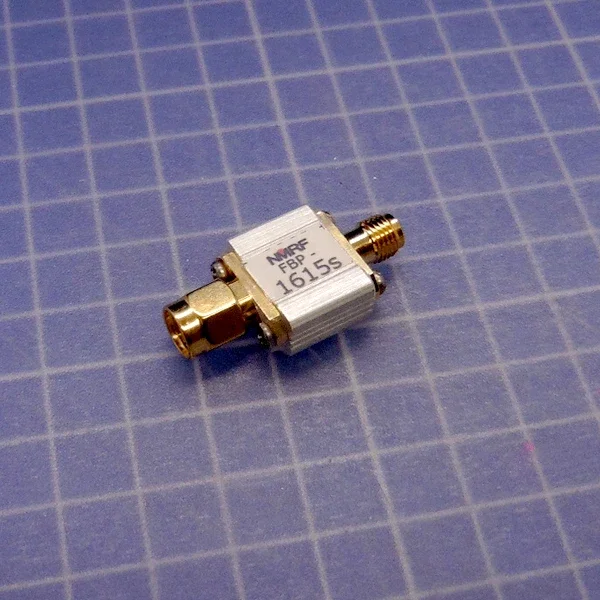 1615MHz SAW Bandpass Filter, 1dB Bandwidth 20MHz,SMA Interface