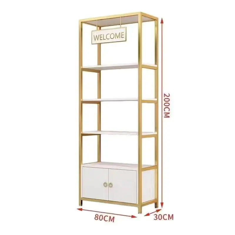 

Beauty Salon Display Cabinet Nail Art Cosmetics Skin Care Products Shelf Makeup Display Shelf Display Cabinet Shelf