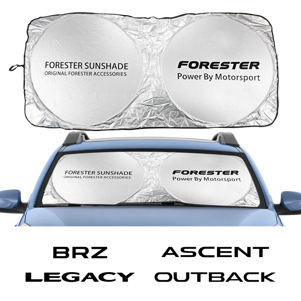 Car Windshield Window Sunshades Cover For Subaru Ascent BRZ Exiga Forester Legacy Levorg Outback Tribeca WRX XV Auto Accessories