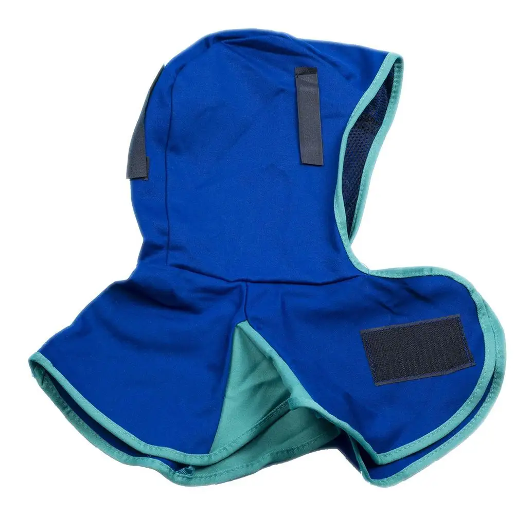 Full Protective Welding Hood for Men Washable Breathable Welding Neck Cover Flame-Retardant Protective Welding Cap for Welder