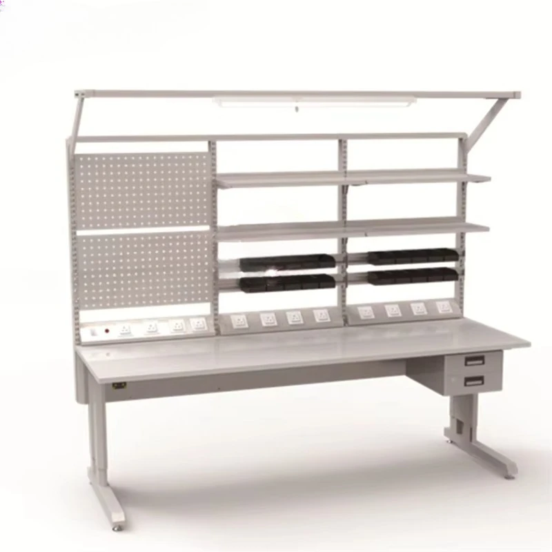 Portable Anti-Static Workstation Workshop Assembly Line Workbench with Drawer for Woodworking ESD Workbench