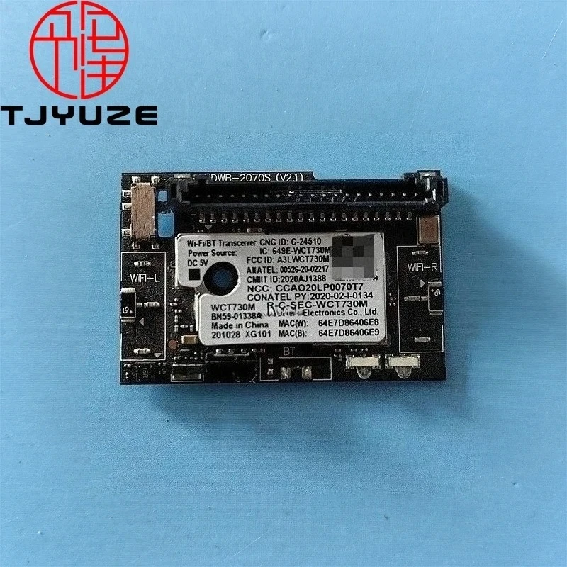 

WIFI Bluetooth Module BN59-01338A WCT730M For Samsung Smart TV QN55Q70TAF QN65Q70TAF QN75Q70TAF BN64-04333A WI-FI/BT Transceiver