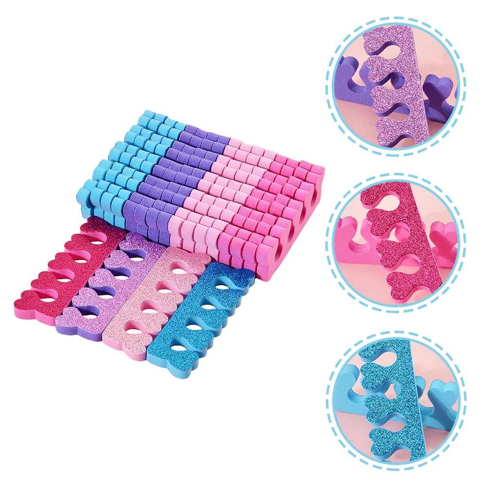 

24Pcs Toe Separators for Nail Polish Easy Clean Reusable Pedicure Accessories Soft Touch Toe Spreader for Women Men