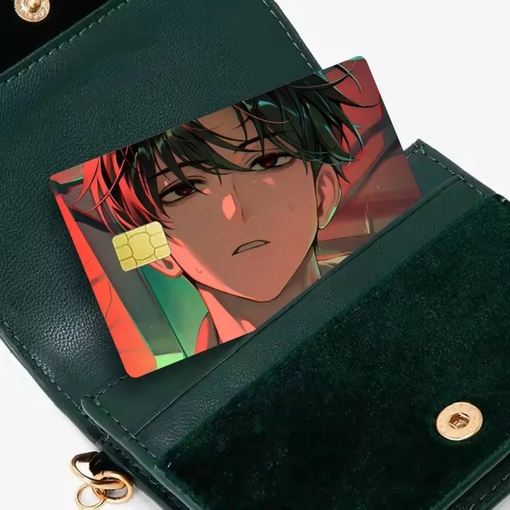 Web Novel K-Kim S-Soleum GSGW 4pcs 1Set Laser Holographic Sticker Skin Cover for Credit Bank Debit Card