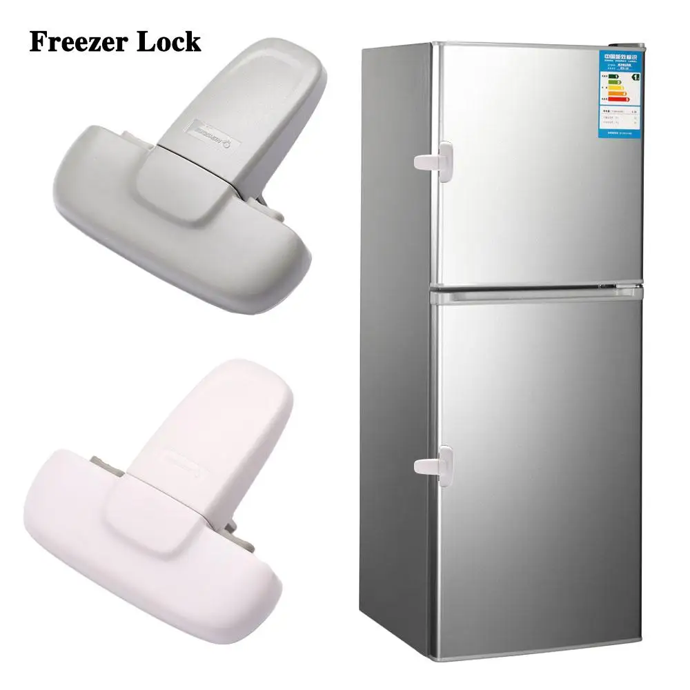 1Pcs Home Refrigerator Fridge Freezer Door Lock  Catch Toddler Kids Child Cabinet Locks Baby Safety Child Lock