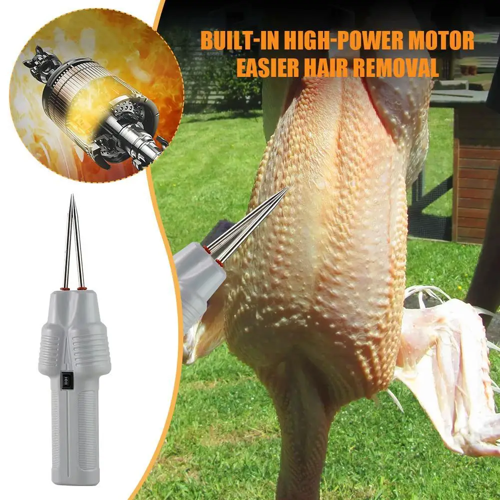 Electric Hair Plucking Artifact Chicken Feather Plucker Machine Handheld Household Poultry Tweezers Duck And GooseHair Removal