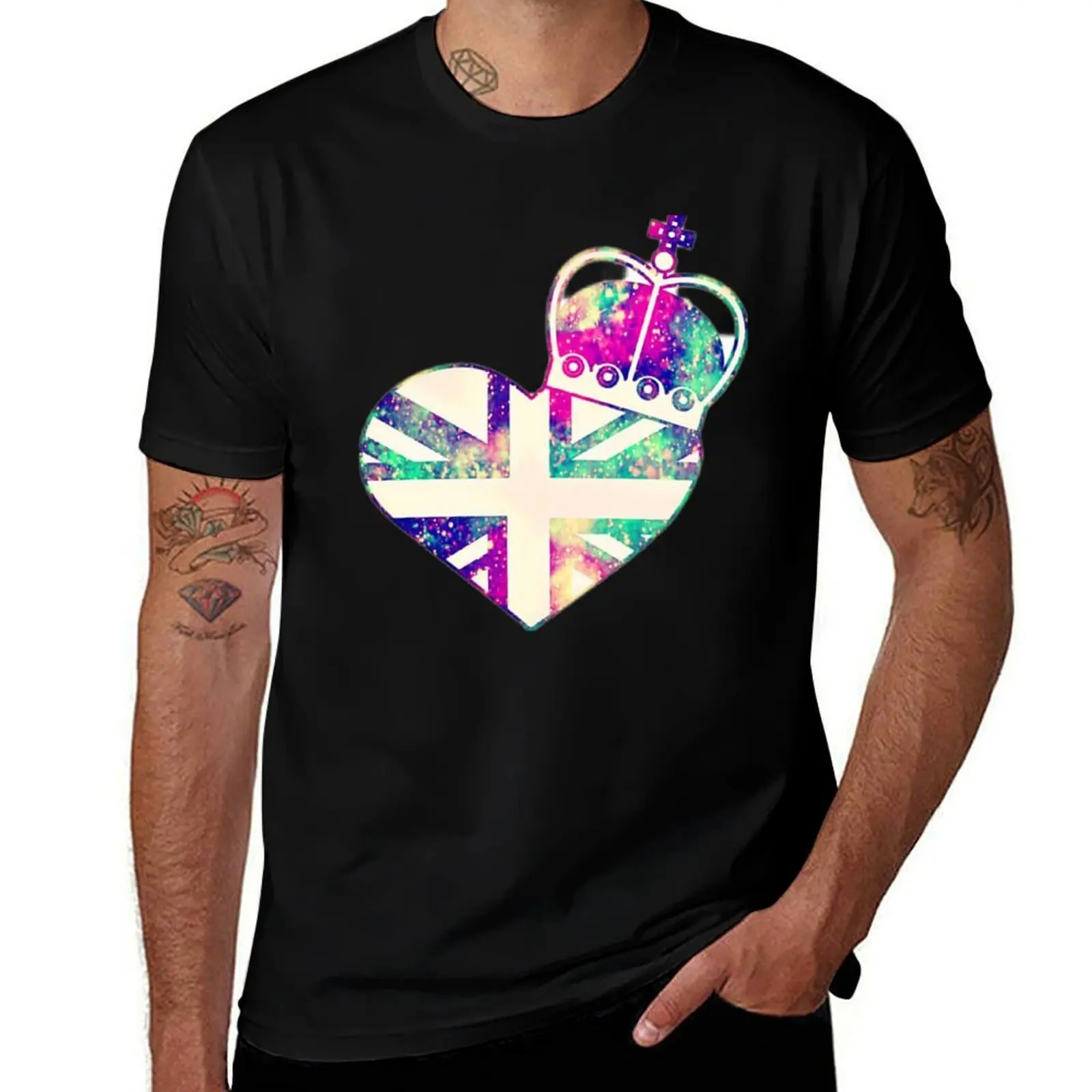 Kids Union Jack UK Flag Classic T-Shirt Big Size Loose Fit Tee Shirt T-Shirt