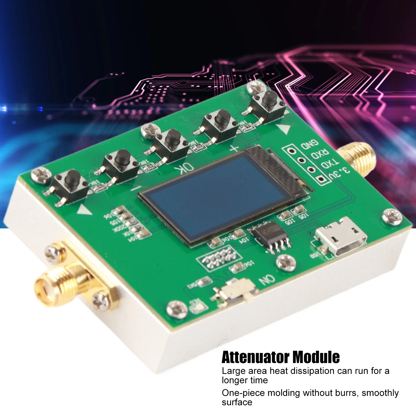 Attenuator Digital Programmable Attenuator Digital Programmable Attenuator Module Accuracy PCB Boards Electronic Component 6G