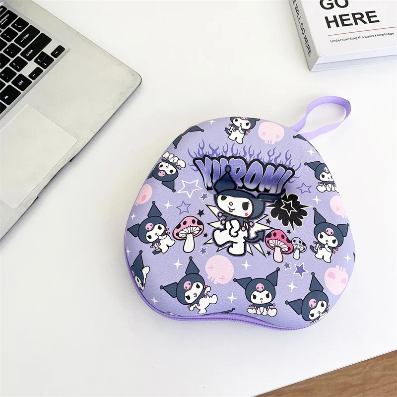 MINISO Cartoon Earphone Storage Bag for Airpods Max Cute Sanrio Portable Anti-Drop Bluetooth Headset Protection Box Case