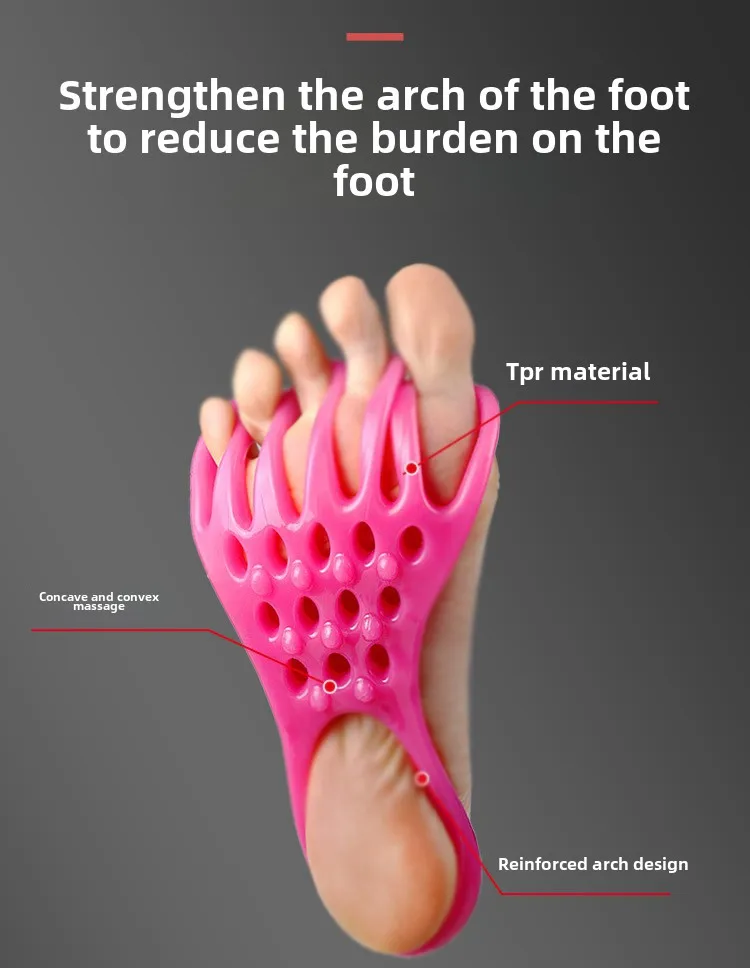 Orthèses de danse de Ballet, pouce Valgus, artefact d'entraînement de la voûte plantaire, anneau de Correction musculaire à cinq doigts, Yoga, Relaxation musculaire