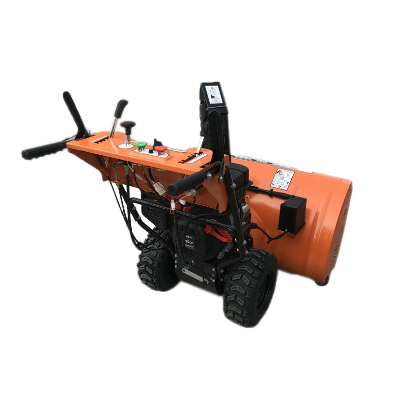 6.5HP/ 13HP/15HP gasoline snowplow snowblower floor sweeper snow removal machine