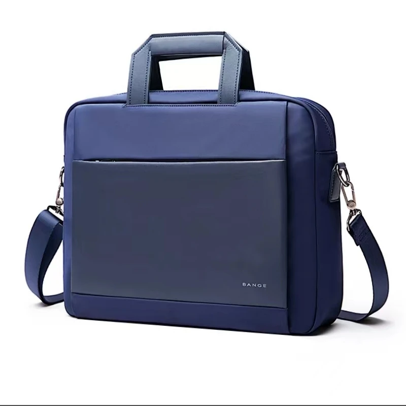 New Men's Computer Bags Large-capacity Office Business Briefcases Notebooks and Shoulder Slung Handbags.