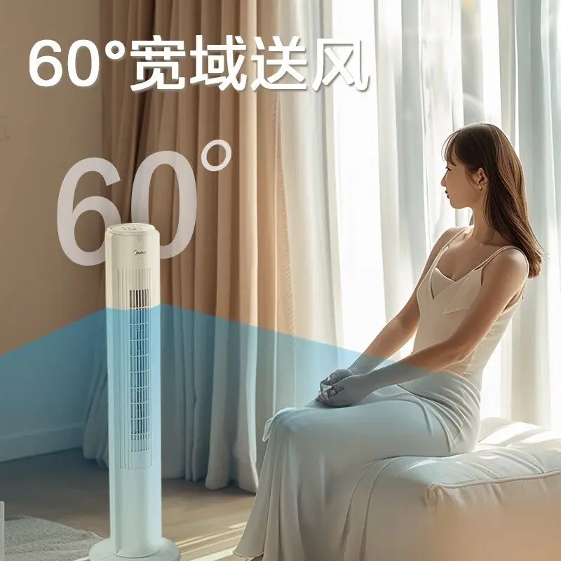 مروحة برجية ميديا، مروحة كهربائية بدون شفرات، مروحة كهربائية منزلية عمودية، رياح قوية، ضوء تهز، برج الصوت، مؤقت أرضية غرفة النوم #4