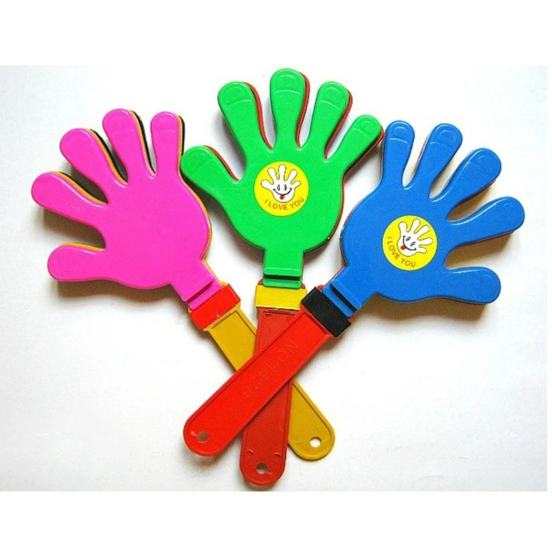 5pc/Pack Fashion LED Hand Clapper Concert Party Cheering Toy Children Clap Your Hands Small Hands Clapping Light up Toy