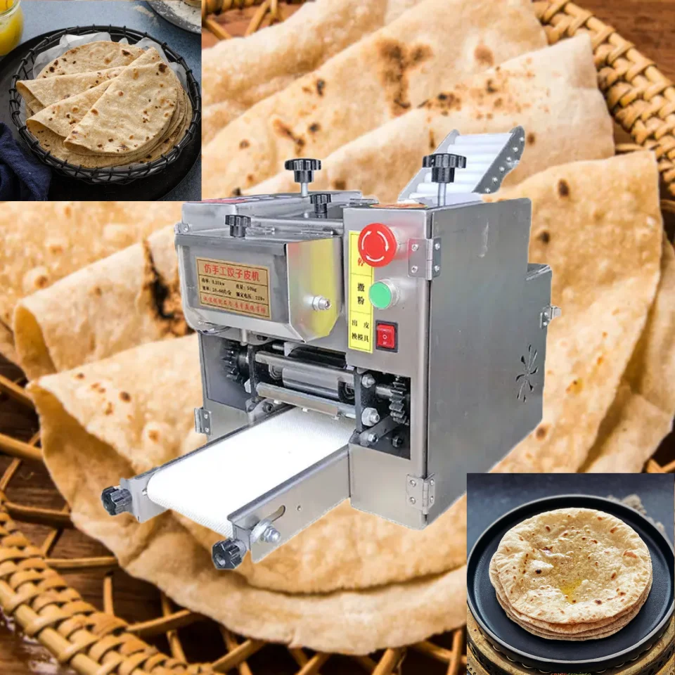 Automatic mini para hacer tortilla dumpling pancake crust machine, roti pancake packing machine