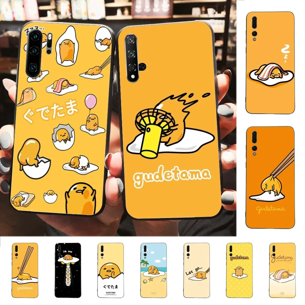 Yellow Lazy Egg G-Gudetamas Phone Case For Huawei P 8 9 10 20 30 40 50 Pro Lite Psmart Honor 10 Lite 70 Mate 20lite