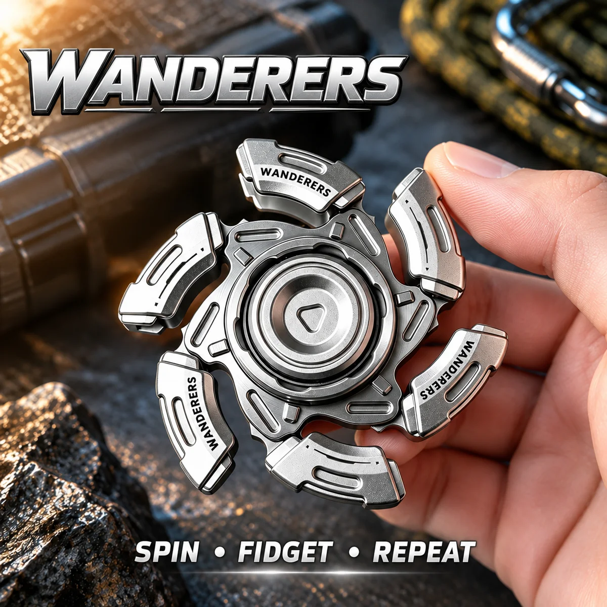 Open Armor Fidget Spinner EDC Metal Fingertip Gyro Deformable Rotating Stress Relief ADHD Anti Anxiety Pocket Desk Toy Adult