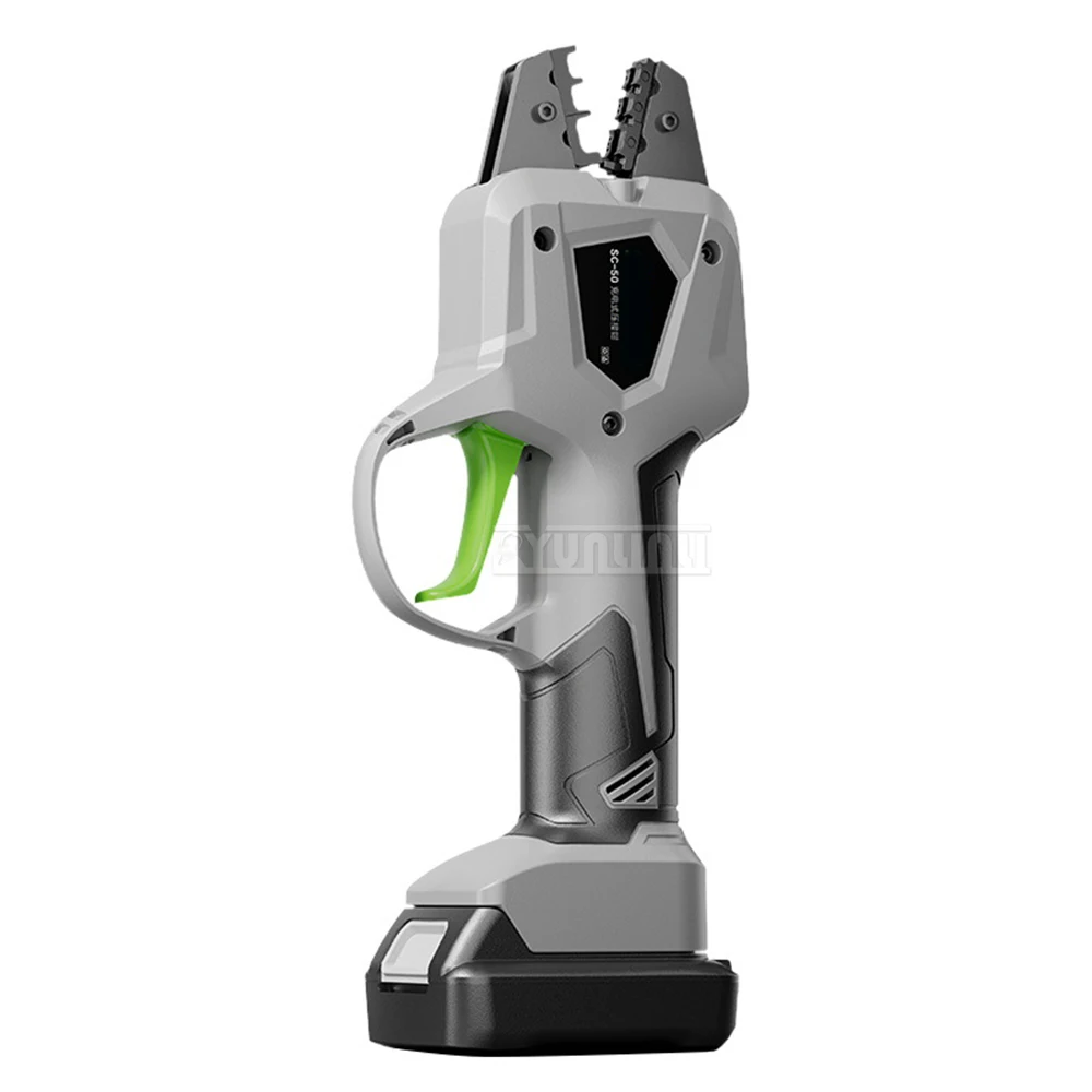 SC-50 rechargeable electric terminal crimping pliers cold press open copper wire crimping pliers