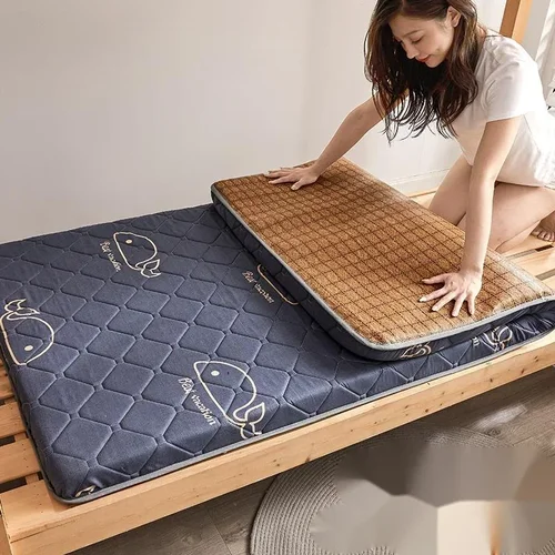 귀여운 베개 피부 친화적 원단 라텍스 매트리스, 수분 흡수 스폰지 매트, 기숙사 편안한 침구, 부드러운 침대, 베스트