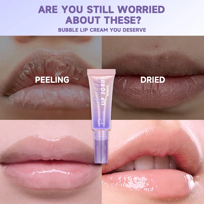 푸다이어 버블 클렌징 립밤 - 모든 피부 타입을 위한 수분 공급 및 영양 나이트 립밤