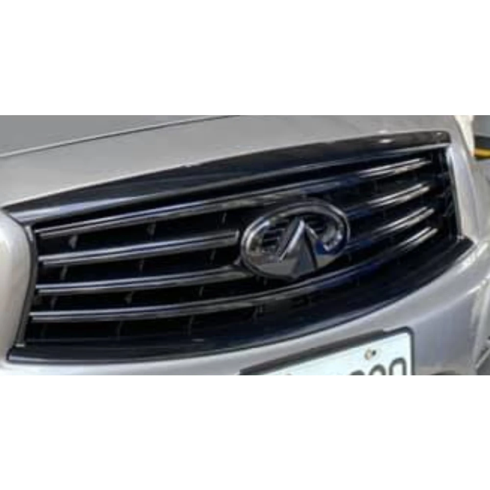 

The manufacturer is selling the for Infiniti QX70 grille (horizontal bar version) in full high-gloss black OE 62070-3EV1B