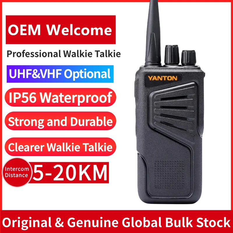 YANTON Large Range Portable 5Km Radio 16 Channels Walkie-Talkie